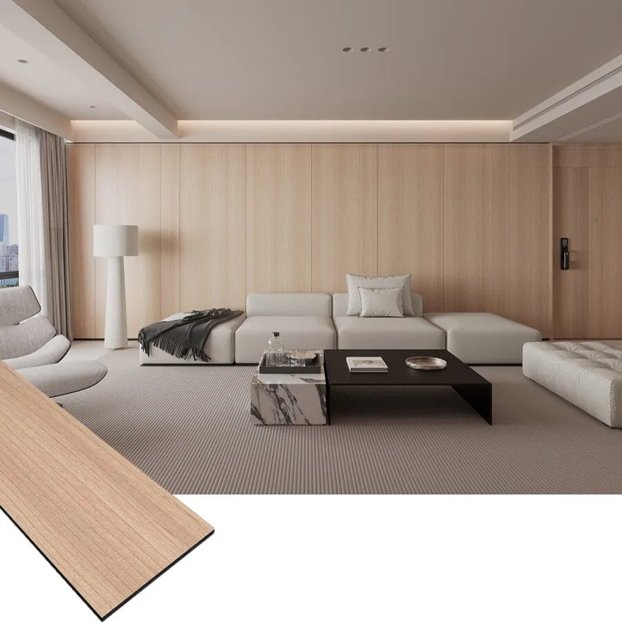 Bamboo Charcoal Wall Panel Natural Wood Grain