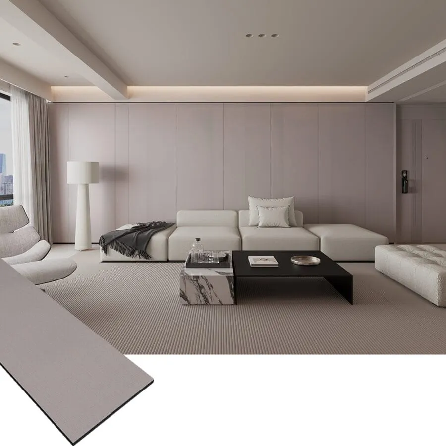 PET Metal Series Bamboo Charcoal Wall Panel Veneer