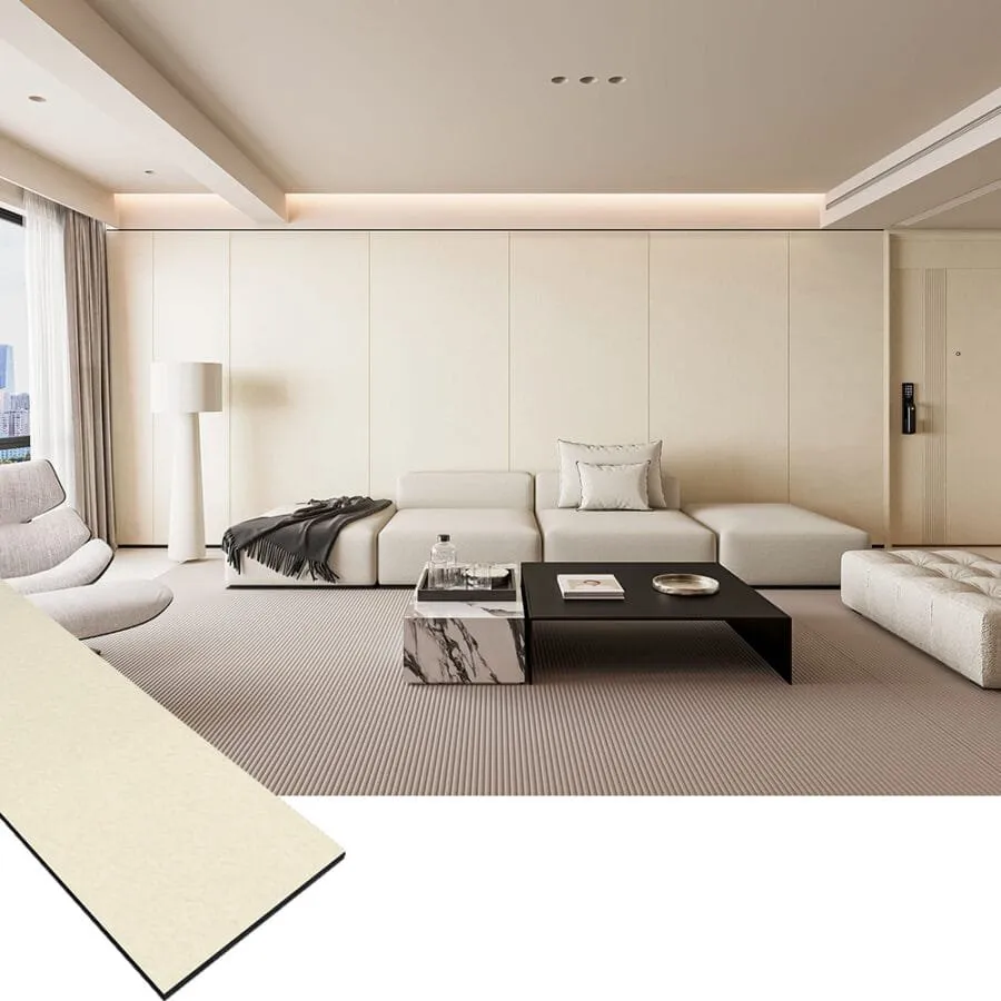Wood Veneer Bamboo Charcoal Wall Panel Mirror Serirs