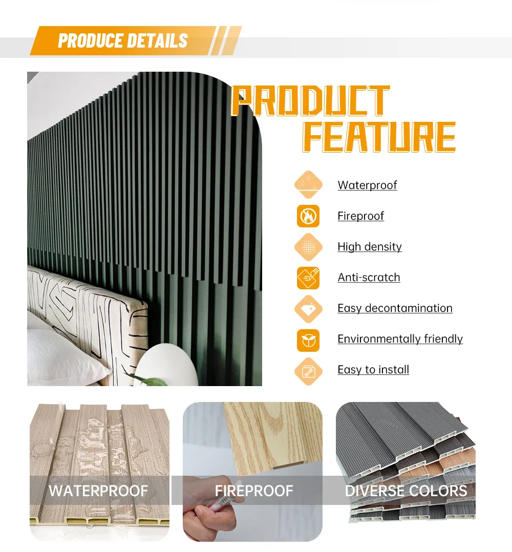 Fireproof WPC Wall Panels CTWPC-15008 detail image 2