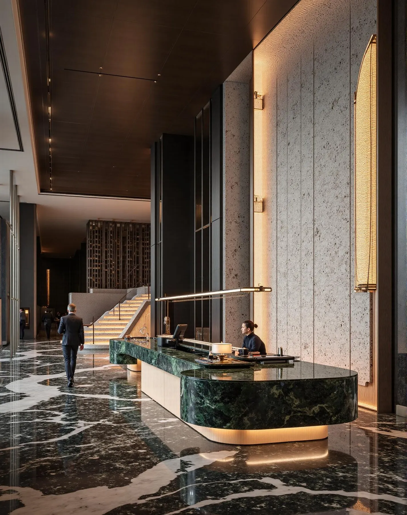 Grand Hotel Lobby & Reception