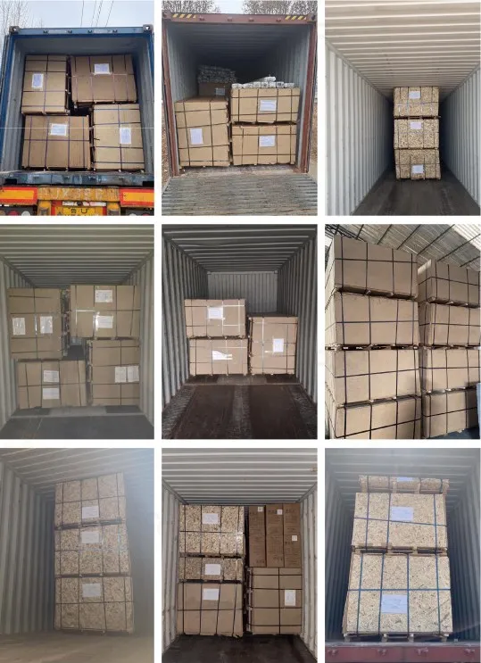 Neatly arranged pallet and carton container loading