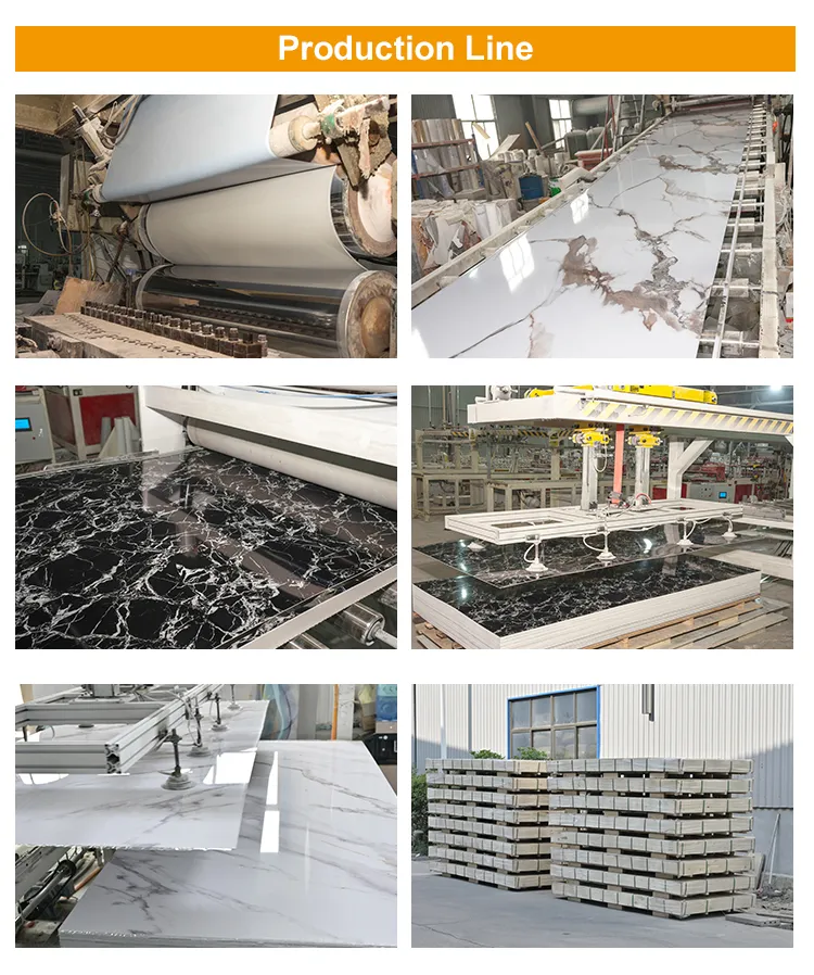 UV Marble Slab Grey Marble Pattern detail image 5